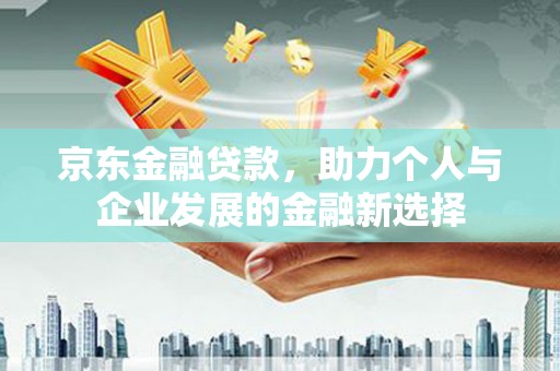 岚皋京东金融贷款，助力个人与企业发展的金融新选择
