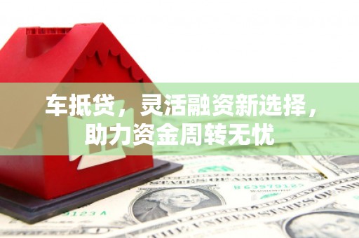 岚皋车抵贷，灵活融资新选择，助力资金周转无忧