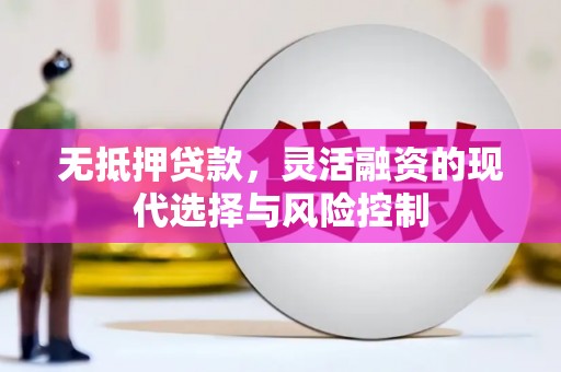 岚皋无抵押贷款，灵活融资的现代选择与风险控制