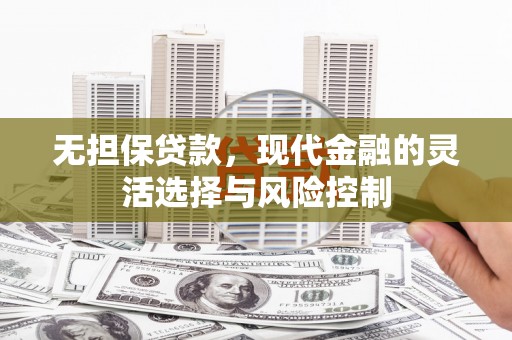 岚皋无担保贷款，现代金融的灵活选择与风险控制