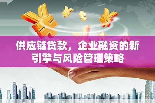 岚皋供应链贷款，企业融资的新引擎与风险管理策略