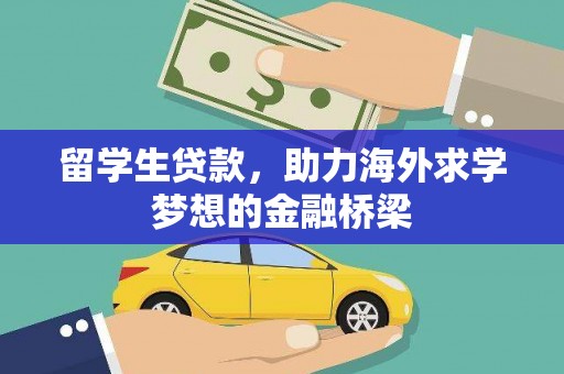 岚皋留学生贷款，助力海外求学梦想的金融桥梁