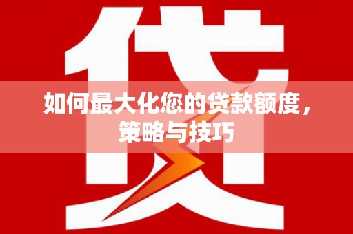 岚皋如何最大化您的贷款额度，策略与技巧
