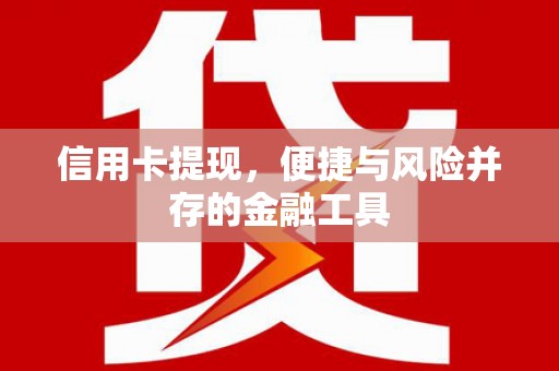 岚皋信用卡提现，便捷与风险并存的金融工具